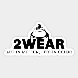 Art In Motion - Life In Color Sticker